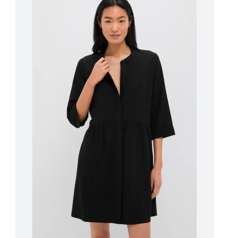 Tuckernuck Black royal shirt dress
